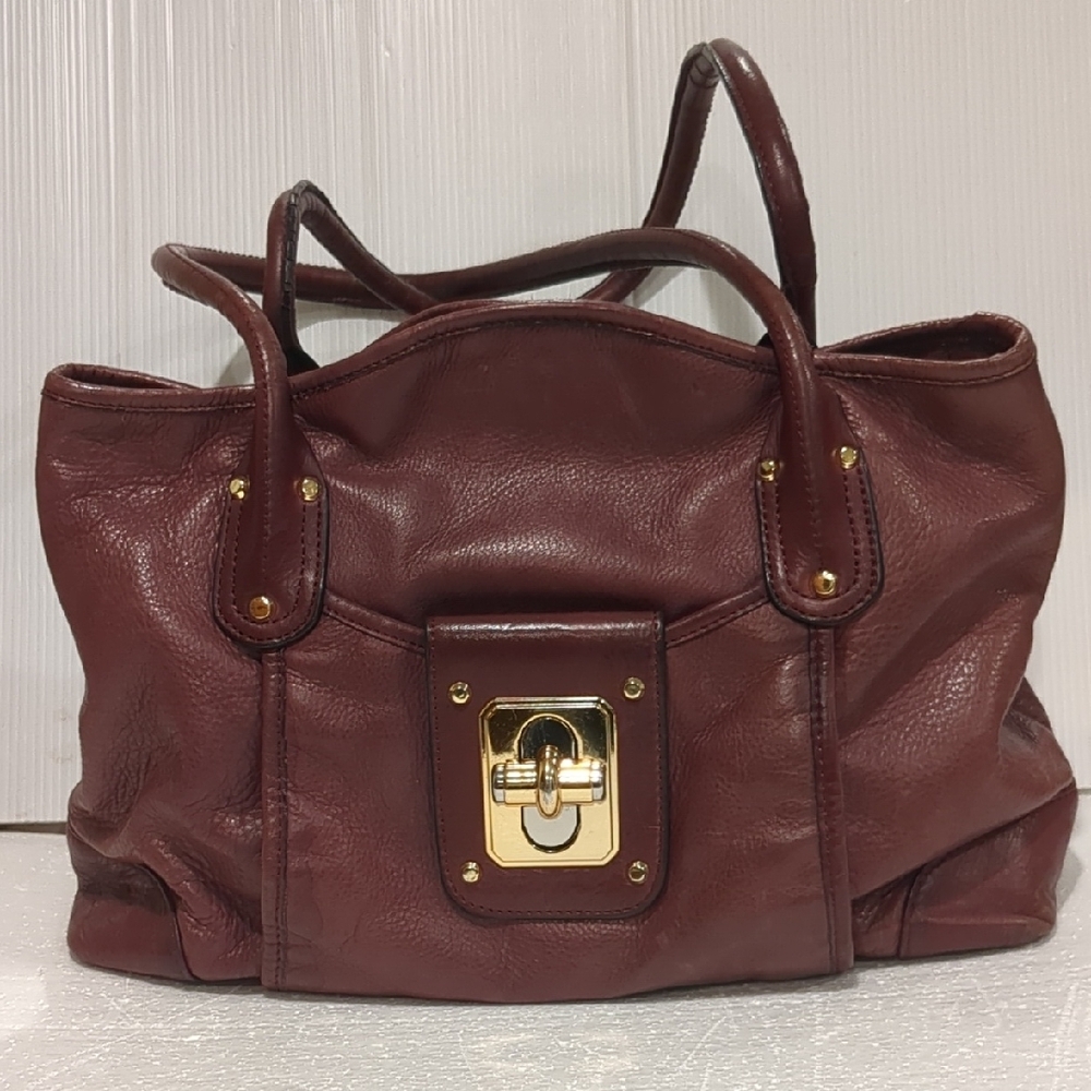 B. Makowsky Leather Handbag
